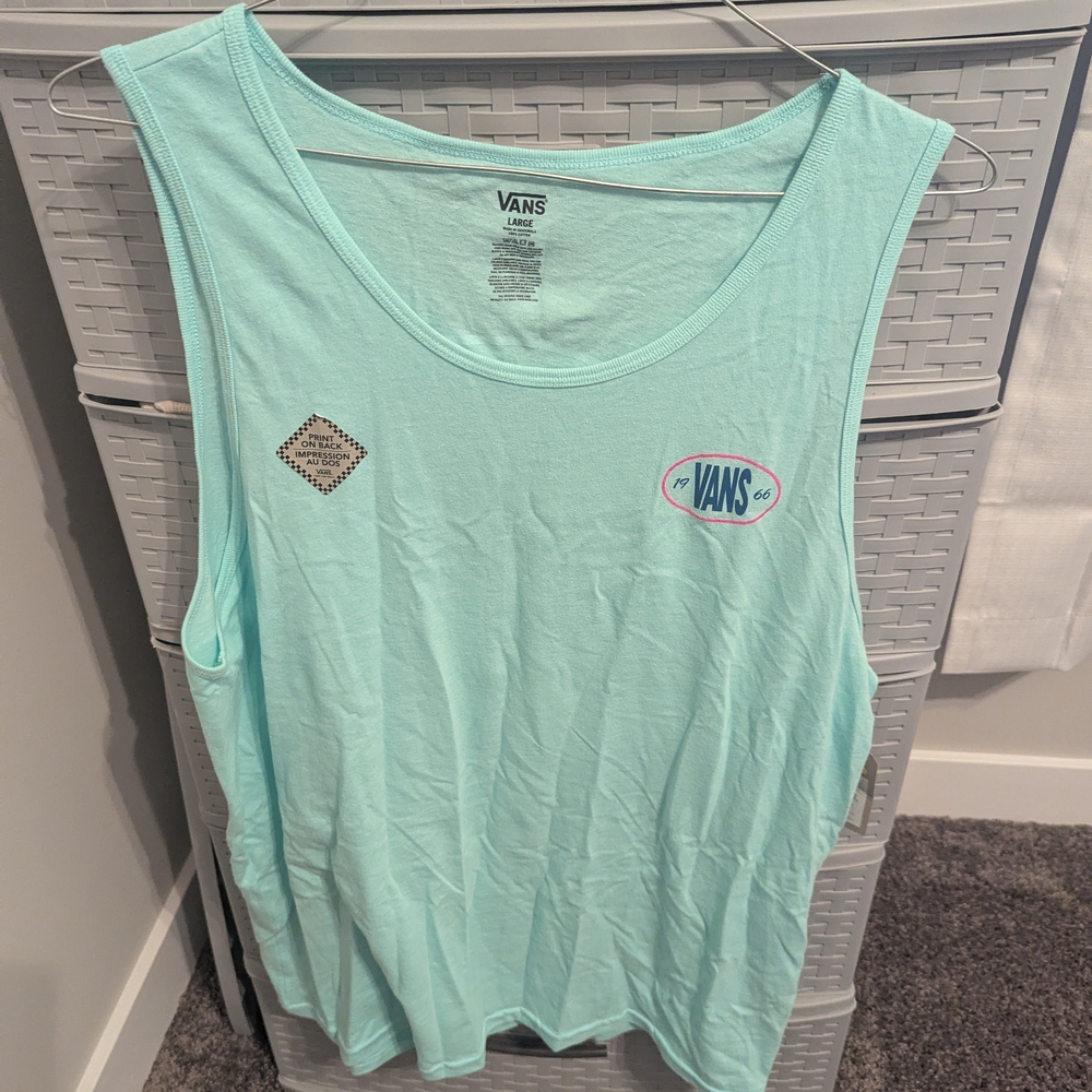 Vans Light Mint Crewneck Tank Top